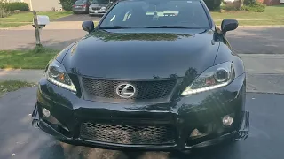 Lexus ISF headlight restore