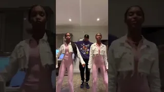 Quincy and his sisters dancing on TikTok