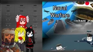 GATE React to Roblox Tank Fish: Naval warfare