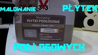 Malowanie płytek , kafelek podłogowych Farba V33