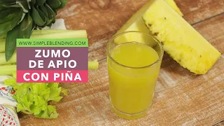 JUGO DE APIO CON PIÑA | El mejor jugo diurético con apio | Zumo de apio con extractor de jugos