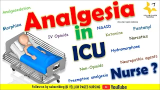 Analgesic in ICU  | Analgesia in intensive care