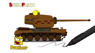 №1 Рисуем Танк T29 РанЗар Speed Paint RanZar