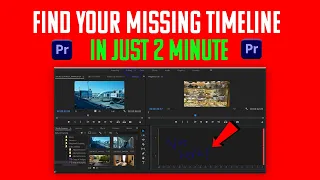 How to Get Your Timeline Back in Premiere Pro - Sequence Missing!