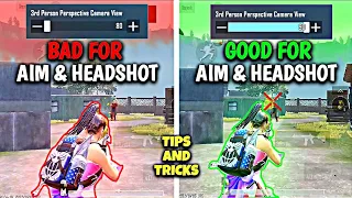 Improve Your Headshot & Aim Accuracy With 3rd Person Perspective Camera View Settings BGMI / PUBGM |