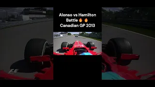 Alonso vs Hamilton🔥🔥 Battle at Canadian GP 2013 #formula1  #f1shorts #lewishamilton #fernandoalonso