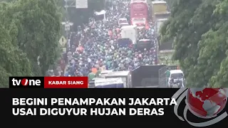 Sejumlah Titik di Jakarta Terendam Banjir usai Diguyur Hujan Deras | Kabar Siang tvOne