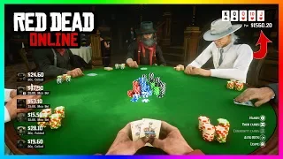 Red Dead Online - The Best NEW Way To Make Money: POKER! How To Win Easy, Payouts & MORE! (RDR2 DLC)