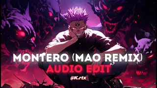 Lil Nas X - MONTERO [MAO REMIX] (Audio Edit)