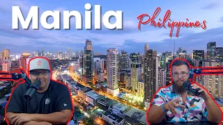 Americans React to Manila , Philippines | Top 10 INCREDIBLE Facts about Manila