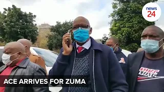 WATCH | Showing support: Suspended ANC secretary-general Ace Magashule in KZN for Zuma trial