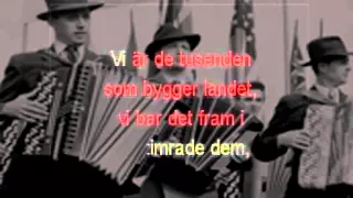 Karaoke - Arbetarsånger - Vi bygger landet