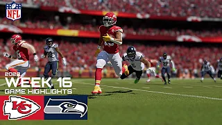 Seattle Seahawks vs Kansas City Chiefs NFL Week 16 Simulation (Madden 23 Gameplay)