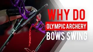Why do Olympic archers swing their bows?