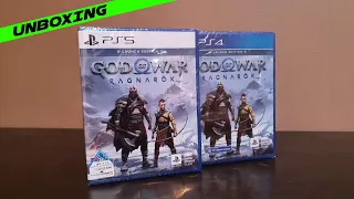 GOD OF WAR RAGNAROK UNBOXING PS5 AND PS4 LAUNCH EDITION