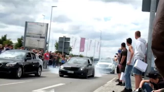 C63 AMG BUSTED BY POLICE AFTER BURNOUT!