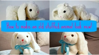 How to make an old stuffed animal look new again