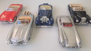 Mi Colección de autos clásicos Mercedes Benz escala 1:18