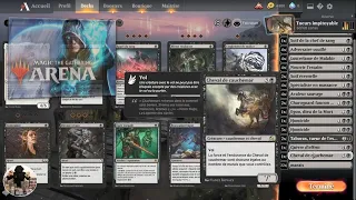 I bring my black deck to 60 cards and I chain fights and several victories in MTGA (44)