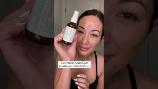 Tinted Sunscreen Review: Josie Maran Argan Daily Moisturizer Tinted SPF 47 | #SHORTS