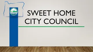 Sweet Home City Council Special Meeting 02 16 2021