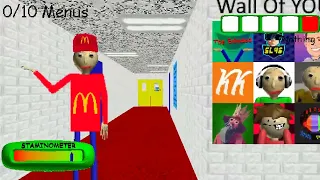 turn sensitivity is broken! | Baldi's McDonalds Job V3 [Baldi's Basics Mod