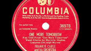 1946 HITS ARCHIVE: One More Tomorrow - Frankie Carle (Marjorie Hughes, vocal)