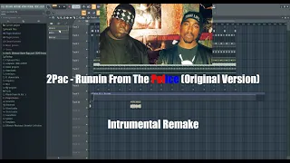 2Pac - Runnin From The Police (Original Version) Instrumental Remake Fl Studio