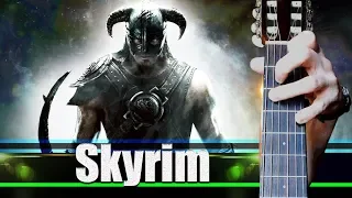 Skyrim - Main Theme на Гитаре + РАЗБОР