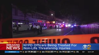 NYPD: 1 Officer Stabbed, 2 Others Shot In Brooklyn