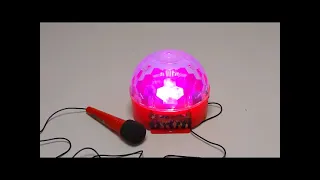 BOLA DISCO BLUETOOTH CON MICRÓFONO