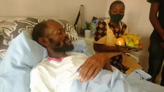 NB FIlms visit Gringo in hospital