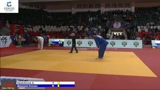 100+kg Кривобоков А Джанаев С 12 10 2018 Т1 ЧЕМПИОНАТ РОССИИ ПО ДЗЮДО, ГРОЗНЫЙ 2018