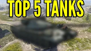 The TOP 5 Tanks in World Of Tanks Blitz
