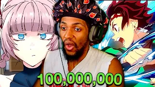 Reacting To TOP 100 Streamed Anime Openings of ALL TIME