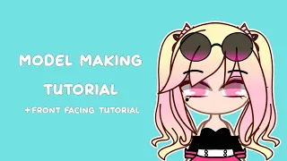 Model Making Tutorial + Front Facing | Ibispaint to Live2d | Gacha Club tutorial (Part 1)