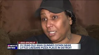 Mother speaks out, hoping to find person who murdered 21-year-old son in Detroit