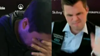 Magnus Carlsen Sacrifices His Bishop Against Hikaru Nakamura and They Both React