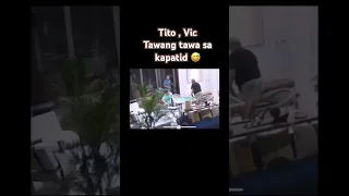 Tito Vic tawang tawa sa kapatid na nauntog 😂 #shortvideo  #trending  #youtube