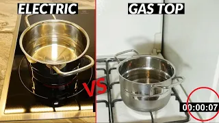 Gas top vs Electric stove - Water Boiling test [WBT]