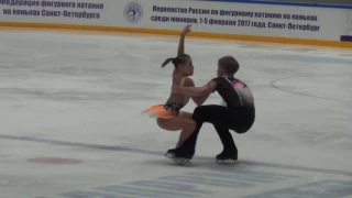 2017 Russian Jr Nationals - Albina Sokur / Roman Pleshkov FS