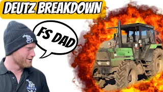 Old Deutz Tractor BREAKDOWN!! Dad STRANDED