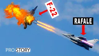 Shocked The World: France Dassault Rafale Shot Down F-22 Raptor  in Seconds