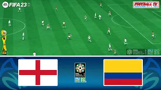 FIFA 23 | ENGlAND vs COLOMBIA | FIFA WOMEN'S WORLD CUP 2023 - QUARTER-FINAL | PC GAMEPLAY