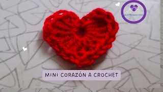 "Tejiendo Amor: Cómo Hacer un Mini Corazón a Crochet" ❤️🧶