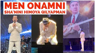 Men onamni sha'nini himoya qilyapman - Botir Qodirov Konsertida Onasi haqida qo'shiq kuyladi.