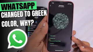 WhatsApp Green Color Texts and Links Changed, Why?