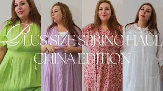 COLLECTIVE TRY ON HAUL || SPRING EDITION 🇨🇳PLUS SIZE & CURVY || SIZE 1XL-4XL  || missFay