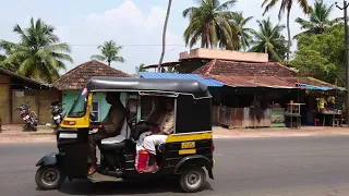 Vizhinyam. Local motobikes workshop & tea stall