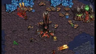 DROPS! Action! 🇰🇷 (Z) vs Light! 🇰🇷 (T) on Shakuras Temple - StarCraft - Brood War Remastered